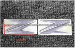 a pair 3D Chrome Z Emblem Motorcycle Sticker Fuel Tank Stickers Decals Accessory For Kawasaki Z250 Z300 Z400 Z650 Z750 Z900 Z100