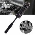 Microfiber Wheel Brush Non slip Handle Car Cleaning Kit Rim Spoke Wheel Wash Detailing Brush Automotive Cleaning Brush|Sponges,