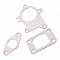 Set Of 3pcs T3 T4 5 Stainless Steel Turbo Downpipe Flange Metal Gasket|Turbo Chargers & Parts| - ebikpro.com