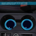 Universal Car Dome LED Drink Cup Holder Automotive Interior Lamp USB Multi Colorful Atmosphere Light Drink Holder Anti Slip Mat|