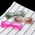 Retro Shades Square Sunglasses Woman Jelly Colors Small Frame Sun Glasses Female Brand Designer Vintage Oculos De Sol - Cycling