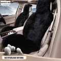 Car Seat Cover car seat accessories auto seat covers Wool Fur Sheepskin for tesla model 3 audi a3 mini cooper skoda ford focus|b
