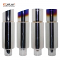 Eplus Car Exhaust Pipe Muffler Tail Pipe Universal Stainless Steel Interface 51 57 63mm Exhaust System End - Muffle
