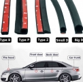 P Z D B Type Car Door Seal Weatherstripping Door Rubber Seal Strip Car Sound Insulation 4 Meters Rubber Sealing For Car Rubber -