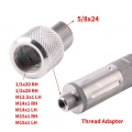 Stainless Steel Thread Adapter 1/2-28 M14x1 M15x1 13.5x1 To 5/8-24 For Muzzle Brake Barrel Ft02 - Nuts & Bolts - Officematic