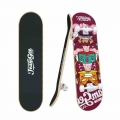 TeamGee Skateboard Adult Standard Longboard 7 Layer Canadian Maple Hoverboard 31"x8" Board for Youth Teens Beginners S