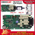 OrigIinal Case 1PCB Red 701 2020.23 / 2017.3 Single Green PCB TCS PRO OBDII Interface CAR/TRUCK Diagnostic Tool Auto Scanner|Cod