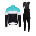 SPEXCEL 2021 Newest Men's Winter Thermal Fleece Cycling Jersey and bib pants set warm fleece Fabric With Zip Poc