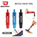 Bolany Bicycle Tire Nozzle Wrench Multifunctional Valve Core Tool Double head Portable Removal Disassembly Spanner Bike Repair|V