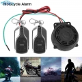 Dual Remote Control 12V Bike Scooter Motor Alarm System Car Keyring Motorcycle Alarm Security System Motorcycle Theft Protection