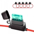 Waterproof 30A Auto Fuse Holder 16/10AWG and Car Blade 15A| | - ebikpro.com