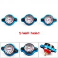 Racing Small Size Thermost Radiator Cap COVER + Water Temp gauge 0.9BAR or 1.1BAR or 1.3 BAR Cover No logo(small head)|cover cov