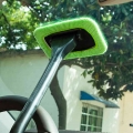 Car Washing Brush Window Cleaner Long Handle Soft Microfiber Bonnet Dust Brush Windshield Cleaning Brush|Sponges, Cloths & B