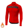 NEW 2022 Red Winter Thermal Fleece Cycling Jersey Men's Outdoor Riding Bike Wear Ropa Ciclismo Cycling Clothing Clothes|Cycl