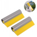 FOSHIO 2PCS 14cm Silicone Tube Squeegee Window Tint Tool Car Wrap Cleaner Snow Water Wiper Ice Scraper Household Cleaning Tool|S