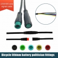 2 3 4 5 6 Pin Cable Julet Basic Connector Waterproof Connector For Ebike Display Optional Cable Female Male Cables For E Bike|El