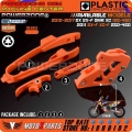 Orange Swingarm Chain Slider kit +CNC Chain Guard Guide + Brake Hose Clamp For KTM SX F SMR XC XCF 125 150 200 250 350 450 525|C