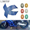 Motorcycle Wheel Sticker Motocross Reflective Decals Rim Tape Strip For Honda CBR 125R 300R 500R 300F 500F 500X|Decals & Sti