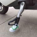 1 Pcs Creative Tripod Cover for Motorcycle Bicycle Side Shoe Shape Foot Support Electric Bike Tripod Decor Mini Shoes Key Chain|