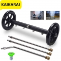 Pressure Washer Undercarriage Cleaner - Under Car Washer, Water Broom, Dual Surface Cleaner With Extension Wand, 1/4 Inch Quick