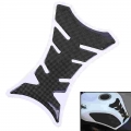 3D Carbon Fiber Fishbone Stickers Car Motorcycle Tank Pad Tankpad Protector For Motorcycle Universal Fishbone|Decals & Stick