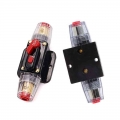 12V 24V Car Audio Circuit Breaker 20A 30A 40A 50A 60A 80A 100A 125A 150A Suitable Self recovery Fuse Holder Modified Fuse Adapte