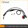 Okfeet TSDZ2 Tongsheng Electric Bike Bicycle Parts Accessories Gear Shift Brake Sensor for Ebike Mid Drive Motor|Electric Bicyc
