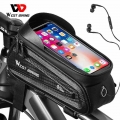WEST BIKING Bicycle Bag Front Frame MTB Bike Bag Waterproof Touch Screen Top Tube 6 7.2 Inch Phone Bag Case Cycling Accessories|