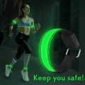 Bracelet LED Night Run Light Running Light Sport Wristbands Safety Reflective Warning Light Armband For Runners Joggers Cycling|