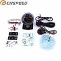 CNSPEED 60mm 2.5" Car Turbo Boost Gauge 3 BAR 12V + Turbo Boost controller kit adjustable 1 30PSI With Sensor|Boost Gauge