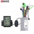 Electric Bike Controller 24v/36v/48v 250w/350w Brushless Controller With Lcd Display Panel For Electric Bicycle E-bike Scooter -