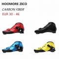 Inline Speed Skates Boot EUR 30 to 48 Carbon Fiber 165mm 195mm Mounting Distance Black Red Blue Advanced Racing Upper Shoes|Skat