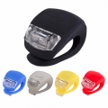 New Led Bike Lights Silicone Bicycle Light Head Front Rear Wheel LED Flash Lamp Waterproof Cycling Front Led Light With Battery