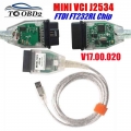 MINI VCI V17.00.020 Latest Version FTDI FT232RL RQ Chip High Performance OBD SAEJ2534 For Toyota/Lexus MINI VCI TIS Techstream|m