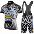 Classic Retro Summer Zebra Man Team Pro Bicycle Cycling Jersey Set Bib Gel Pad Short Sleeve Outdoor Wear Bike Clothing|Cycling S