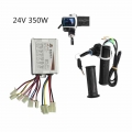 Electric Bike Scooter Accessories Motor Brushed Controller & Throttle Twist Grip 24V 350W For Electric Scooter Bicycle Bike|Elec