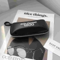 For Honda Goldwing 1800 GL1800 F6B 2002 2017 Black leather printing logo glasses Case sunglasses Case Box motorcycle accessories
