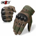 Touch Screen Motorcycle Full Finger Gloves Motocross Guantes Motorbike Moto Racing Riding MTB Rubber Hard Protection Men Women|G