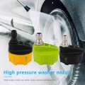 High Pressure Cleaner Nozzle Car Accessories Water Gun Parts for 1/4 inch Quick Connect Male Adapter Car Washing Adjustable Nozz