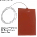 300W 220V Engine Oil Tank Silicone Waterproof Heater Pad Universal Fuel Tank Water Tank Rubber Heating Mat Warming Accessories|H