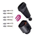 6 Pin Bosch 1J0973713 LSU4.9 Wideband Connector Auto Temp Sensor Plug Waterproof Electrical Wire for Car Truck Accessories|Batte