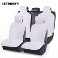 AUTOROWN 1Set Faux Fur Car Seat Covers Universal Size For All Types Seats Artificial Fur Car Seat Cushion Interior Accessories|A