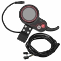 LCD LH100 24V/36V/48V/60V Electric Bike Display Thumb Throttle 2 in1 Speedometer Control Panel for Electric Bicycle Scooter|Elec
