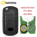 Datong World Car Remote Key For Land Rover Range Rover Lr3 Discovery Hu101 Blade 315/434 Mhz Id46 Pcf7941 Chip Replace Blank Key