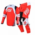 Moto Gear Set 2022 Delicate Fox 180 Trice Lux Jersey Pants MX Combo Motocross Racing Outfit Dirt Bike Suit Off road Red Kits|Com