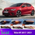 Dynamic Scroll Black Led Turn Signal Light Sequential Mirror Indicator Blinker Light For Seat Ibiza 6f 2017 2018 2019 - Signal L