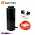 Cnspeed 800ml Cylinder Radiator Overflow Reservoir Coolant Tank Universal Can Black Blue Red Purple Silver - Fuel Tanks - Office