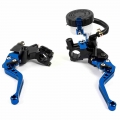 Aluminium 7/8 22mm Motorcycle Brake Master Cylinder Clutch Reservoir Levers set for Motorcycle Motorbikr from 250CC to 500CC|Lev