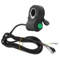 12V‑99V Universal Electric Bike Thumb Throttle Accelerator Speed Control Assembly with Button for Electric Bike|Electric Bicycle