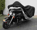 Xxxl Black/silver Waterproof Motorcycle Cover For Harley Davidson Electra Glide Ultra Classic Flhtcu/street Glide Flhx Touring -